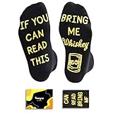 HAPPYPOP Whiskey Gifts for Men - Father's Day Gift for Drink Lovers, Bourbon Whiskey Socks Stocking Stuffers