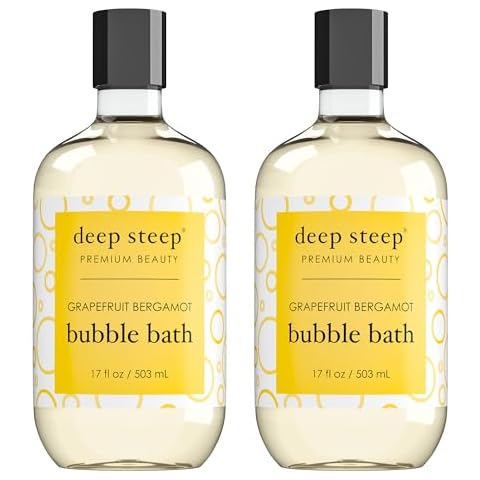 Deep Steep Bubble Bath, 17 Ounce (Pack of 2) (Grapefruit Bergamot) Cover