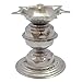 Stainless Steel Diyas for Pooja Deepak for Puja Aarti Oil Lamp Pooja Articles Home Decor Item Showpieces House Warming Decoration Aarti Puja at Hindu Temple Mandir Religious Diwali Gifts