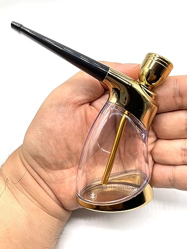 Portable Mini Hookah Set with Shisha Accessories Handheld Hookahs Set HT9527 Gifts for Boyfriend Father Husband or friends Golden