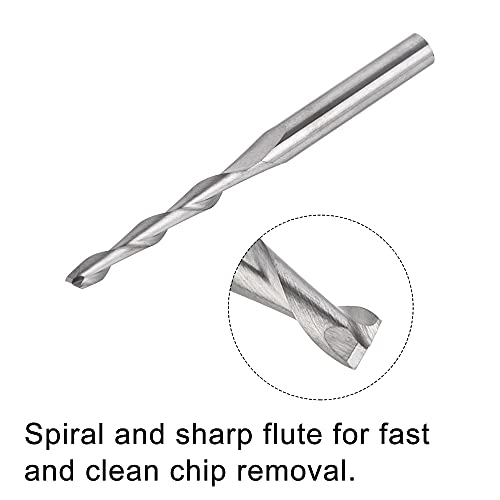 Sourcing map Punte per router a spirale CNC 1/8