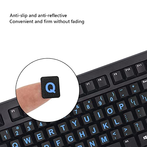 2 Piezas Pegatinas para Teclado Inglés para PC y Laptop miniatura 4