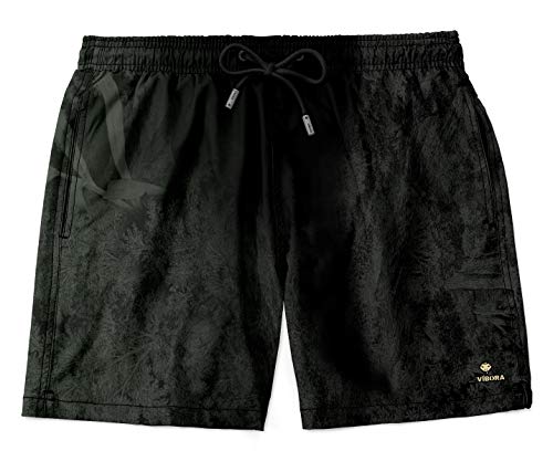 Shorts Praia Masculino Estampado LaVíbora Dark (P) (g)