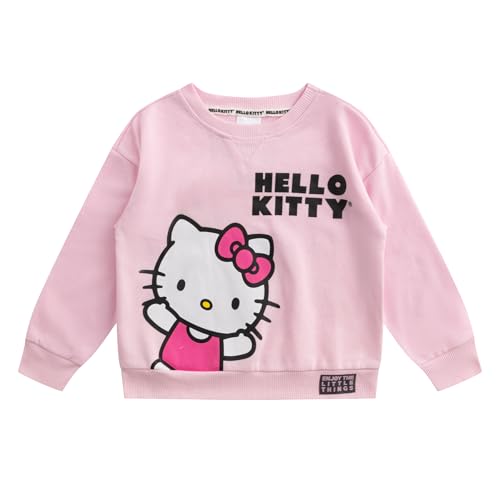Hello Kitty MLXS9048-RUL Sanrio Girls French Terry Sweatshirt And Skort Skirt 2 Piece Set thumb #1