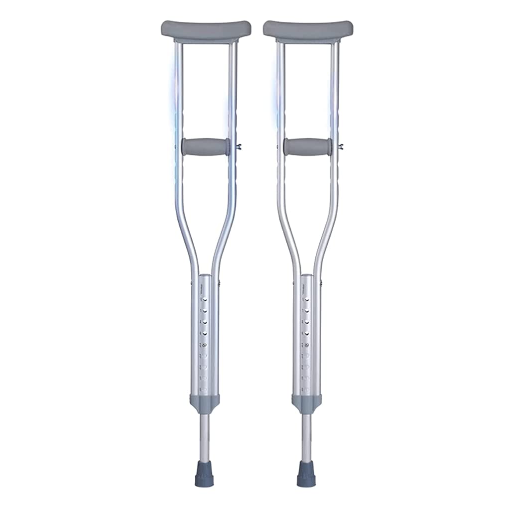 LIOONS Muletas de antebrazo, Bastones de Aluminio Ligeros Ajustables, Asas ergonómicas, Bastones Antideslizantes para Caminar y Caminar