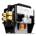 HVAC Contactor, 25 Amp Single Pole / 1 Pole Contactor 24V Coil AC Contactor, Air Conditioner Condenser Compressor Contactor AC Definite Purpose Contactor, UL Listed