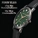 Imagen de Perry Ellis Reloj para hombre ultra delgado con diamantes