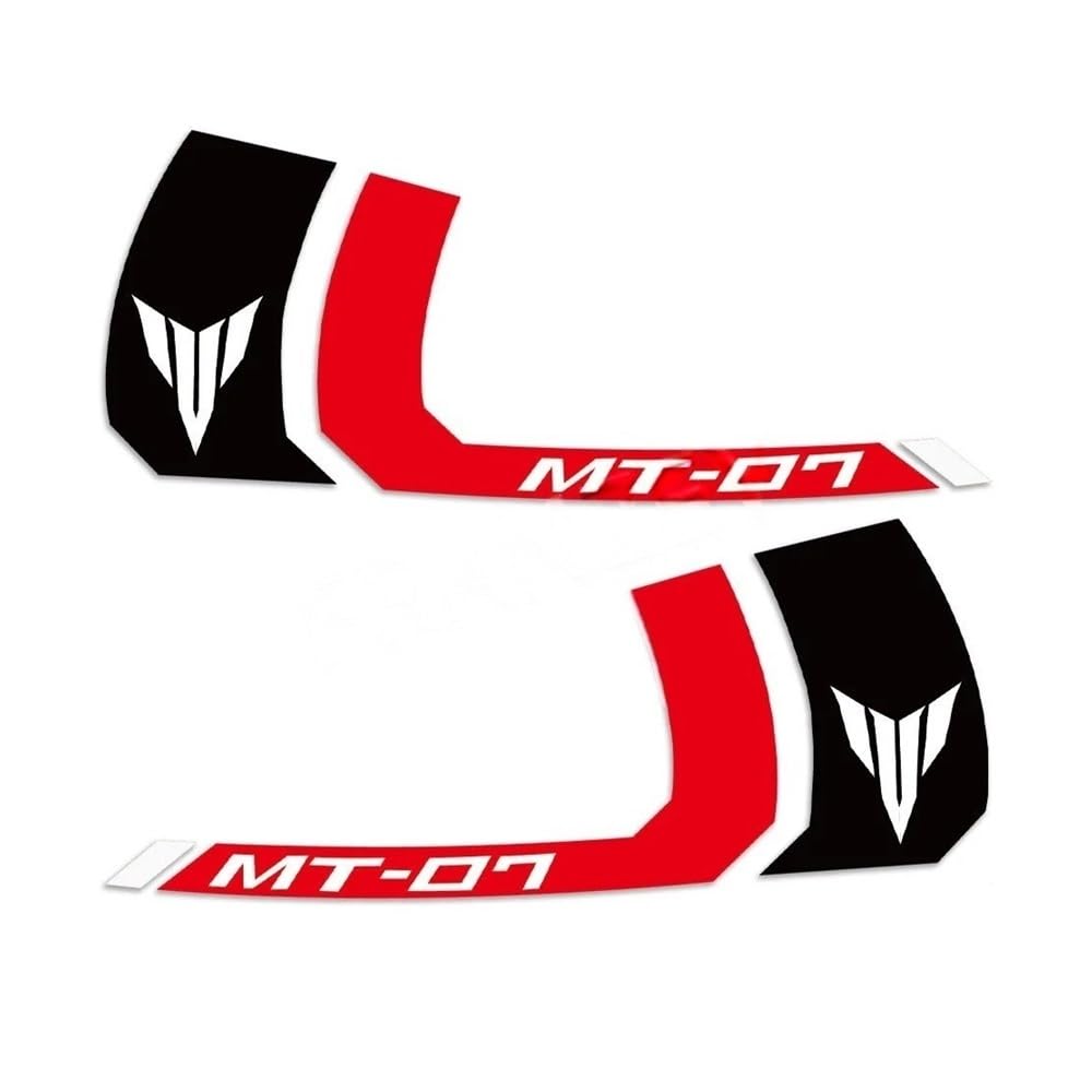 Motorbike Tank Protector Motorcycle Fuel Tank Sticker Stripe Decal Accessories for MT-07 MT07 Mt 07 Pad Stickers