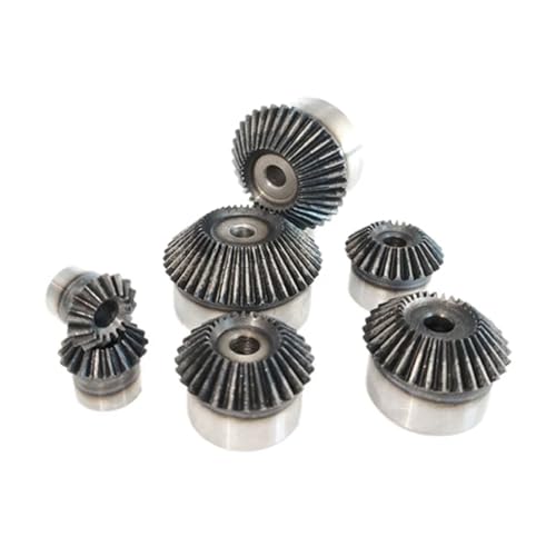 Engrenage conique acier 2M18T pignon 90 transmission 1:1 axe 15 mm 18 dents
