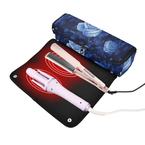 Estuche de viaje 2 en 1 para plancha y rizador de cabello miniatura 2