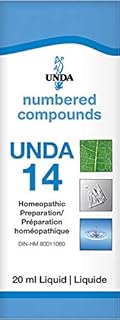 UNDA - UNDA 14 Numbered Compounds - Homeopathic Preparation - 20 ml Liquid