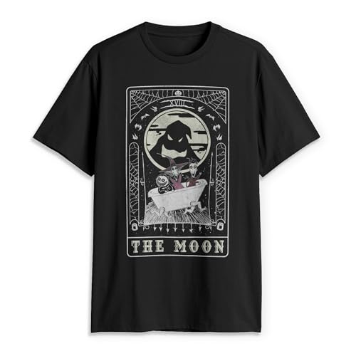T-shirt Oogie Boogie Disney en coton doux avec imprimé Tarot Moon résistant