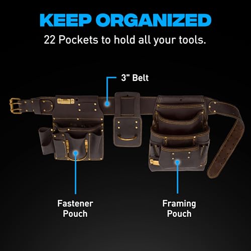 OX Pro 22-Pocket Drywall Tool Belt