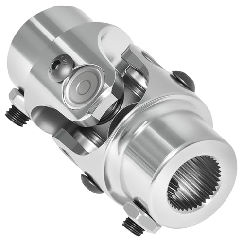 Image of 1 inch DD X 3 /4 inch-36 Spline Steering Shaft Universal U Joint Automotive Replacement Universal Joints Coupler U-Joint Coupling