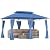 Outsunny 10' x 13' Patio Gazebo, Double Roof Outdoor Gazebo Canopy Shelter with Curtains, Solid Metal Frame for Garden, Lawn, Backyard and Deck, Dark Blue