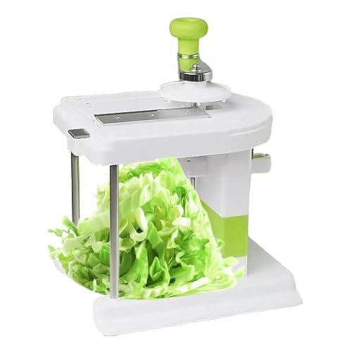 Nuyhadds Trituradora de repollo rotativa doméstica, rebanadora de col | Rallador de chucrut manual - Astilladora de repollo de ayuda de cocina, rebanadora de cocina para verduras, Frutas, repollo