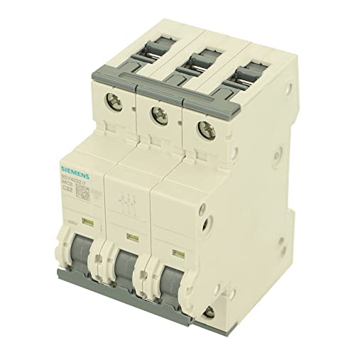 5SY4332-7 | SIEMENS MINIATURE CIRCUIT BREAKER 400 V 10KA, 3-POLE, C, 32 A, D=70 MM