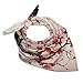 RLDOBOFE Floral Cherry Blossom Bandana 25 X 25 Inch Print Headband Handkerchief Multi-purpose Unisex Head Wrap Novelty Fashion Silk Like Hair Scarf
