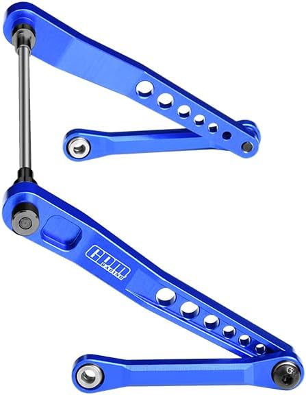GPM 7075-T6 Alloy Rear Sway Bar Set for Products 1/10 H10 Optic Kit-Vps09027 (Blue)