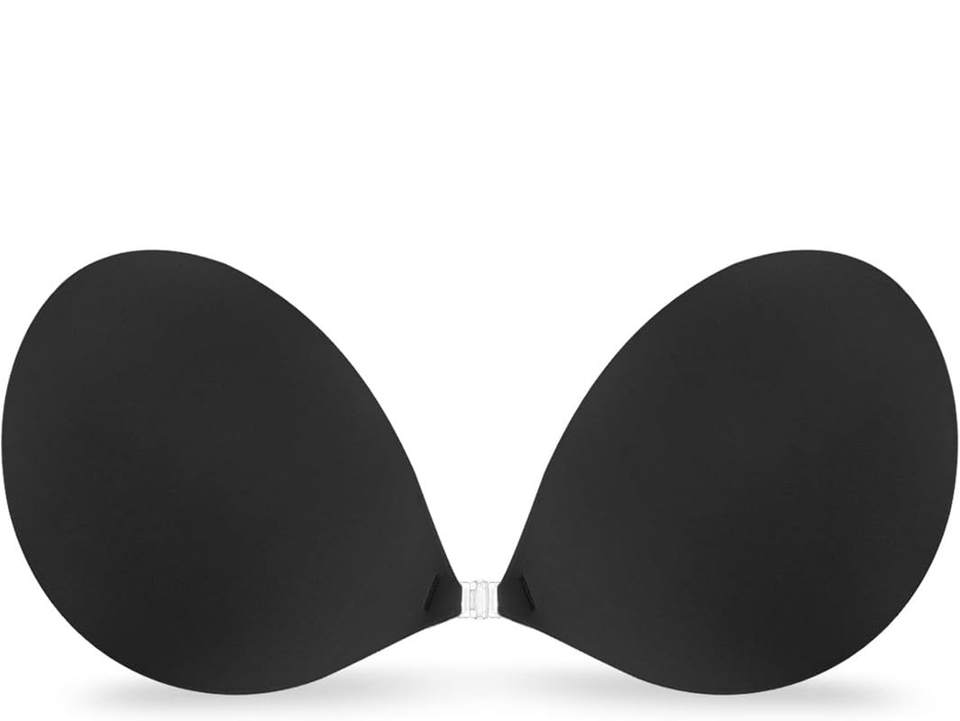 Women's & Girl's Strapless Push Up Wire Free Stick On Invisible Bra (Pack-of-1)-image-44