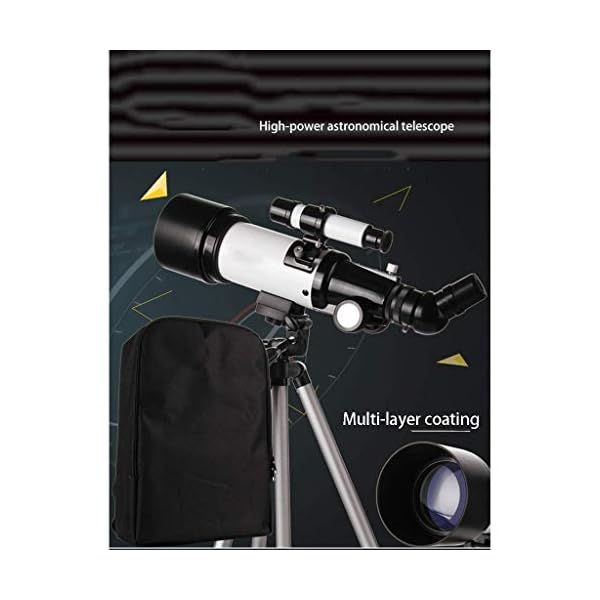 HONTIN Brechungsteleskop, Kaliber 50–100 mm, tragbares Reiseteleskop, Teleskope für Astronomie-Anfänger, Kinderteleskop… – Bild 7
