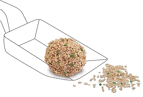 Cat's Best Sensitive, 100 % pflanzliche Katzenstreu, fest klumpend und antibakteriell aus veredelten Aktiv-Holzfasern – speziell für empfindliche Katzen, 2,9 kg/8 l