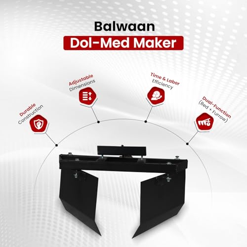 Image of Balwaan Krishi Dol - Med Maker, Adjustable Bed and Furrow Maker, Power Weeder Attachment