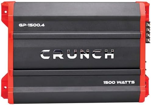 Crunch 1500W 4 Channel Car Audio Amplifier