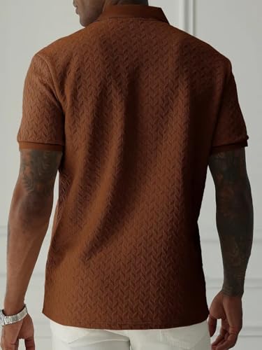 Image of Trillion Jaqquard Men's Polo T Shirt for Men (Polyester Blend | Regular Fit)