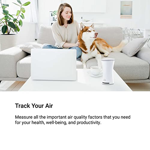 Uhoo Smart Air Monitor - Track 9 Indoor Air Quality Factors Real-Time On App - With 1-Year Premium Included, Detect Asthma, Allergy, Flu, Headache Triggers - For Home And Small Spaces #TOP6