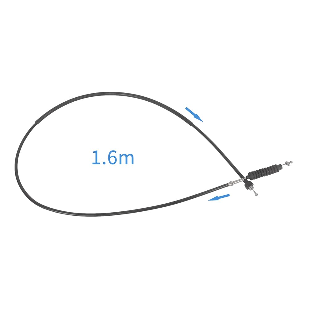 MOTO4U Cavo di controllo frizione per moto, 1,6 m, per K100 K75 (gomma e ferro)