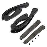 Angoily 1Set Sturdy Office Chair Armrests Grip Handles for Swivel Chairs Seat Armrests for Enhanced Comfort and Support and Stretchable Design