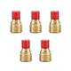 45V44 Gaslinsen Spannzangenkörper 2,4 mm 3/32 für Wig Schweißbrenner Wp 9/20/25 Kupfermaterial(5pcs)