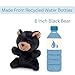 The Petting Zoo Black Bear Stuffed Animal Plushie, Gifts for Kids, Nuggetz Wildlife Animals, Bear Panda Plush Toy, 6 inches