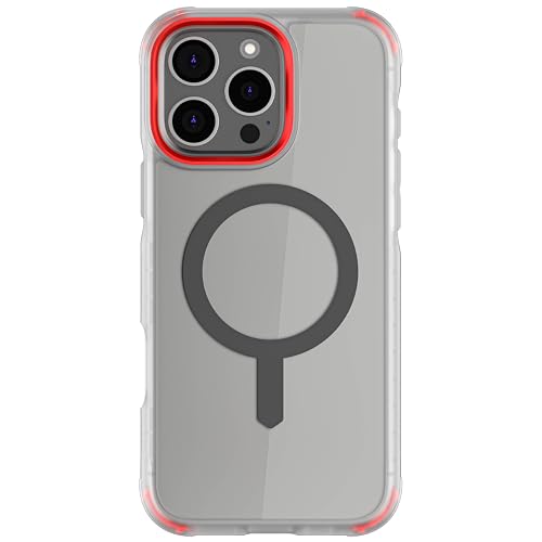 Coque iPhone 16 Pro Max antichoc avec protection de 2,4 m et dos transparent anti-rayures