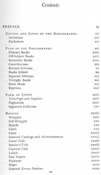Bibliography of American Literature: Volume One, Henry Adams to Donn Byrne