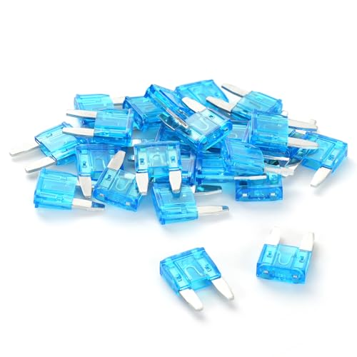 (25Pcs) 15 Amp Mini Car Fuses 15A Automotive Fuses Blade Fuse for Car/RV/Truck/SUV/Motorcycle/Boat