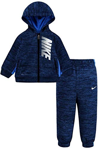 Nike Baby Boys 2-Piece Tracksuit Set - Midnight Navy (12 Months)