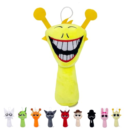 HYDTQCL Sprunki Peluche, 25 cm Jouet en Peluche Sprunki, Sprunki Peluches Poupée, Meilleur Cadeau pour Les Enfants et Les Fans (K)
