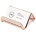Paper Junkie Rose Gold Desk Organizer Set for Home Office Supplies and Accessories, Includes Mesh Wire Pen, Pencil, Business Card, Note, and Paper Clip Holders - Rose Gold Desk Accessories