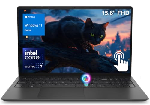Image of Dell 15 2026 FHD Touchscreen Laptop, Intel Core Ultra 7 255U, Copilot AI