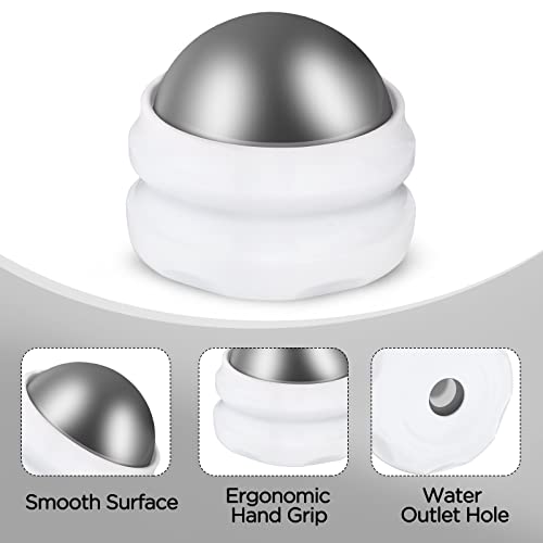 Yesmet Cold Massage Roller Ball, Massage Ball For Cold & Heat Therapy Relief, Roller For Muscles Deep Tissue, Free Rolling Removable Gel Ball For Back Neck Pain, Muscles Recovery (Cold) #TOP6