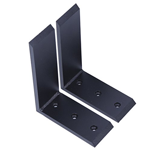 New 2 Heavy Duty Black Steel 6”x8” Countertop Support Brackets Corbel Lot L
