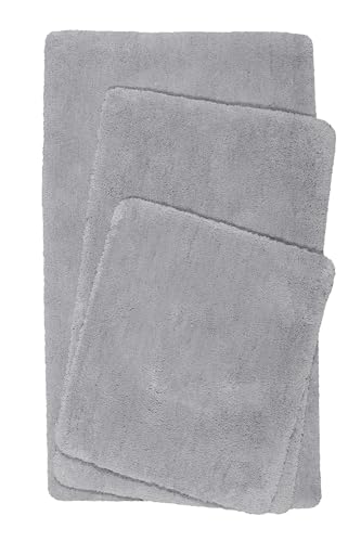Homie Living Badteppich, Badematte kuscheliger Flauschiger weicher Flor l rutschfest und Waschbar...