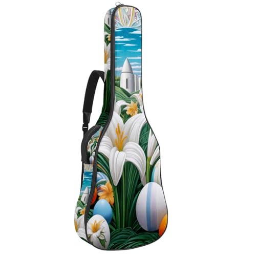 Sac pour guitare acoustique imperméable 42.9 pouces housse de transport multicolore