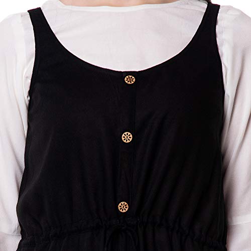 GOD BLESS black cotton dress – image 4