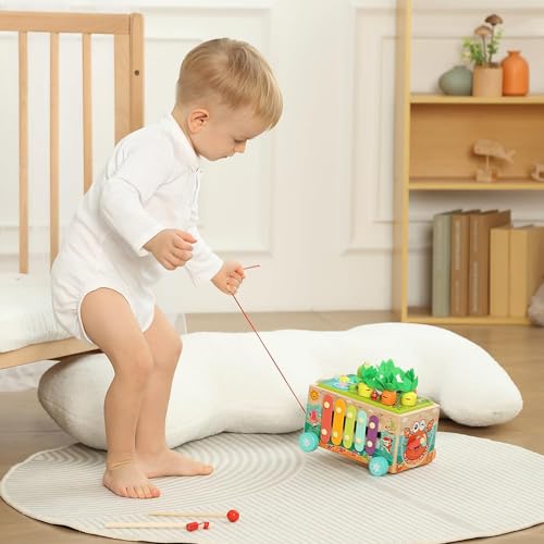 JAUNTY Toddler Wooden Montessori Toy for 1 2 3 Year Old Toys, Educational Stem Toy for Baby Boys Girls 18 Months+, Preschool Learning Fine Motor Skill First 1st Birthday Gifts for Kids Girl Boy 1-3 - Image 3