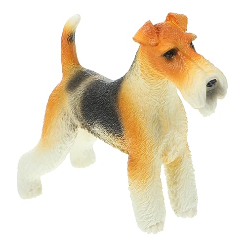 SUPVOX Escultura de Perro Fox Terrier de Plástico Figura Decorativa de Escritorio Detallada para Adorno y Regalo Realista para Decoración de Hogar y Jardín SUPVOX Escultura de Perro Fox Terrier de Plástico Figura Decorativa de Escritorio Detallada para Adorno y Regalo Realista para Decoración de Hogar y Jardín