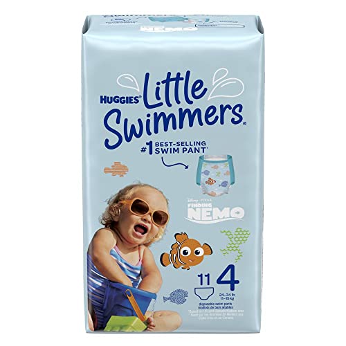 Image of Huggies Little Swimmers Disposable Swim Diapers Medium Pk of 11 Diapers