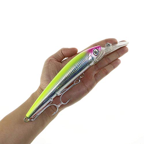 Leurre de pêche en métal de 25 g avec hameçon triple en
